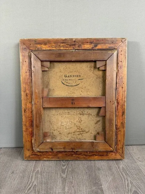 Illustration numéro 3 du produit Tableau Huile sur Toile Nature Morte Florale, école Française, Paris, Début