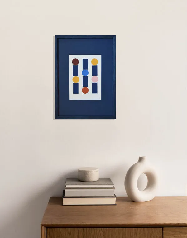 Illustration numéro 3 du produit Collage abstrait sur papier  signée eawy