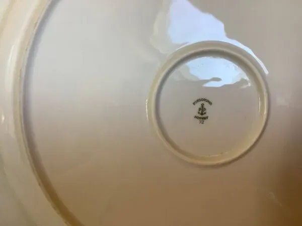 Illustration numéro 3 du produit Plat rond scandinave Porsgrund Norway