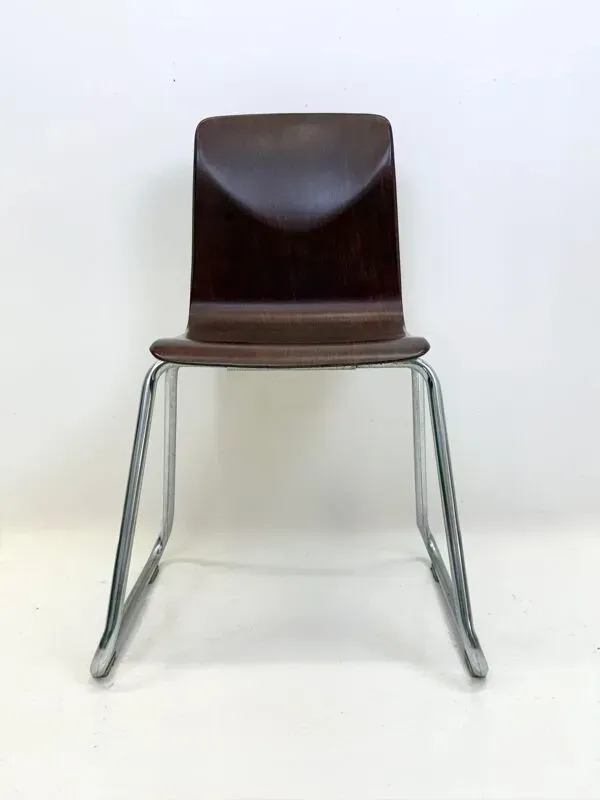 Illustration numéro 3 du produit Suite de 6 chaises S22 — Thur-Op Seat, années 1970