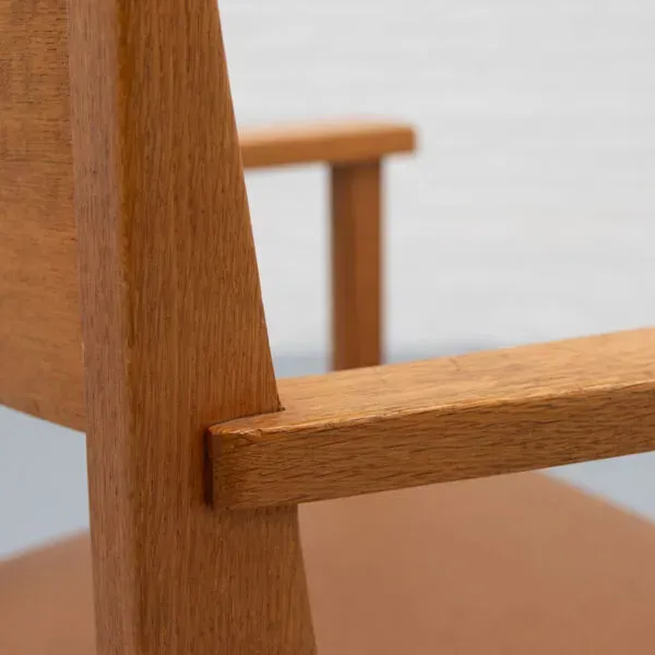 Illustration numéro 3 du produit Fauteuil Art Déco hollandais en cuir