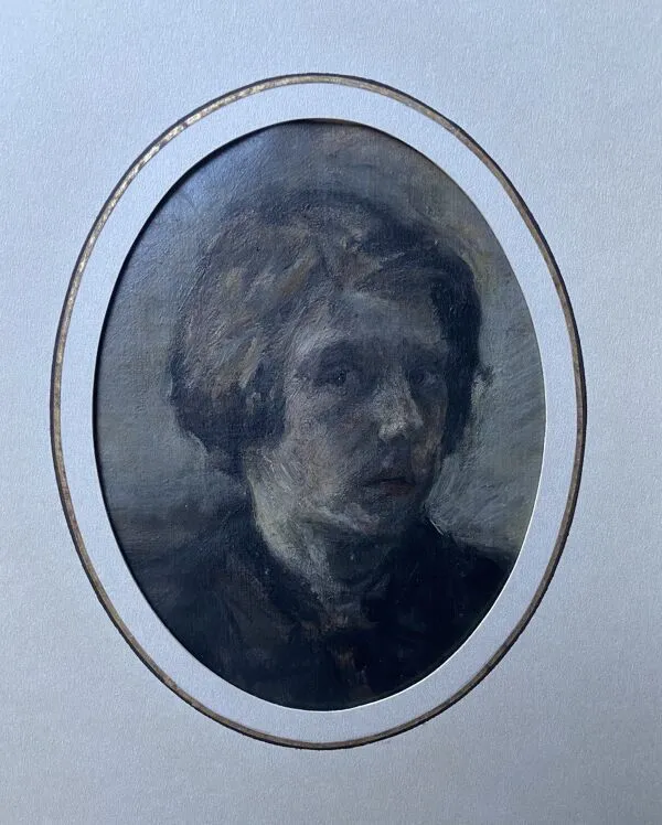 Illustration numéro 3 du produit École romantique française, XIXe siècle Portrait d'homme, huile sur papier