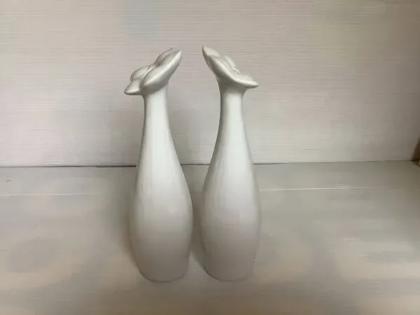 Illustration numéro 3 du produit Duo de vases soliflores en forme de quille