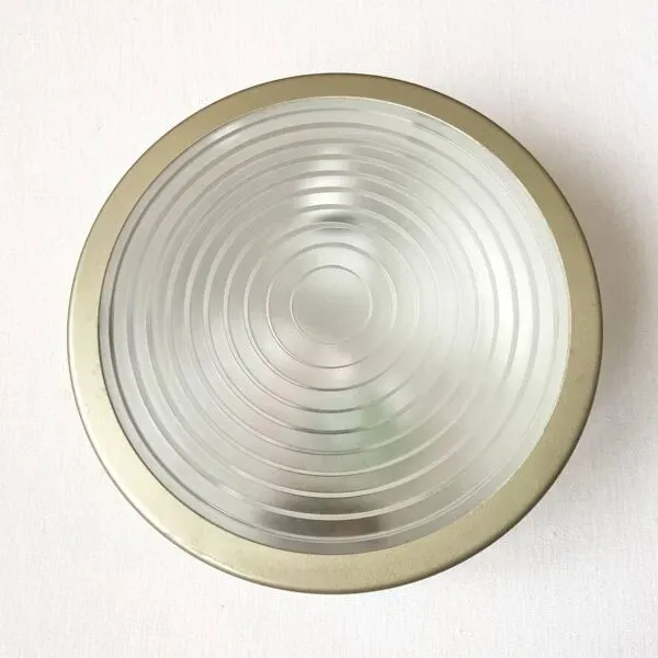 Illustration numéro 3 du produit Plafonnier Vintage Holophane - Verre Lentille de fresnel - Style Industriel