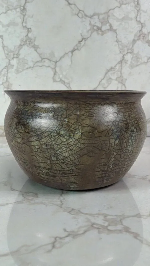 Illustration numéro 3 du produit Pot en grès signé Anne Marie Sybesma Alias MIEP La Borne