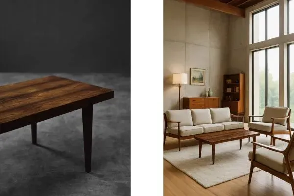 Illustration numéro 3 du produit Vintage Mid-Century Danish Rosewood Coffee Table by Severin Hansen