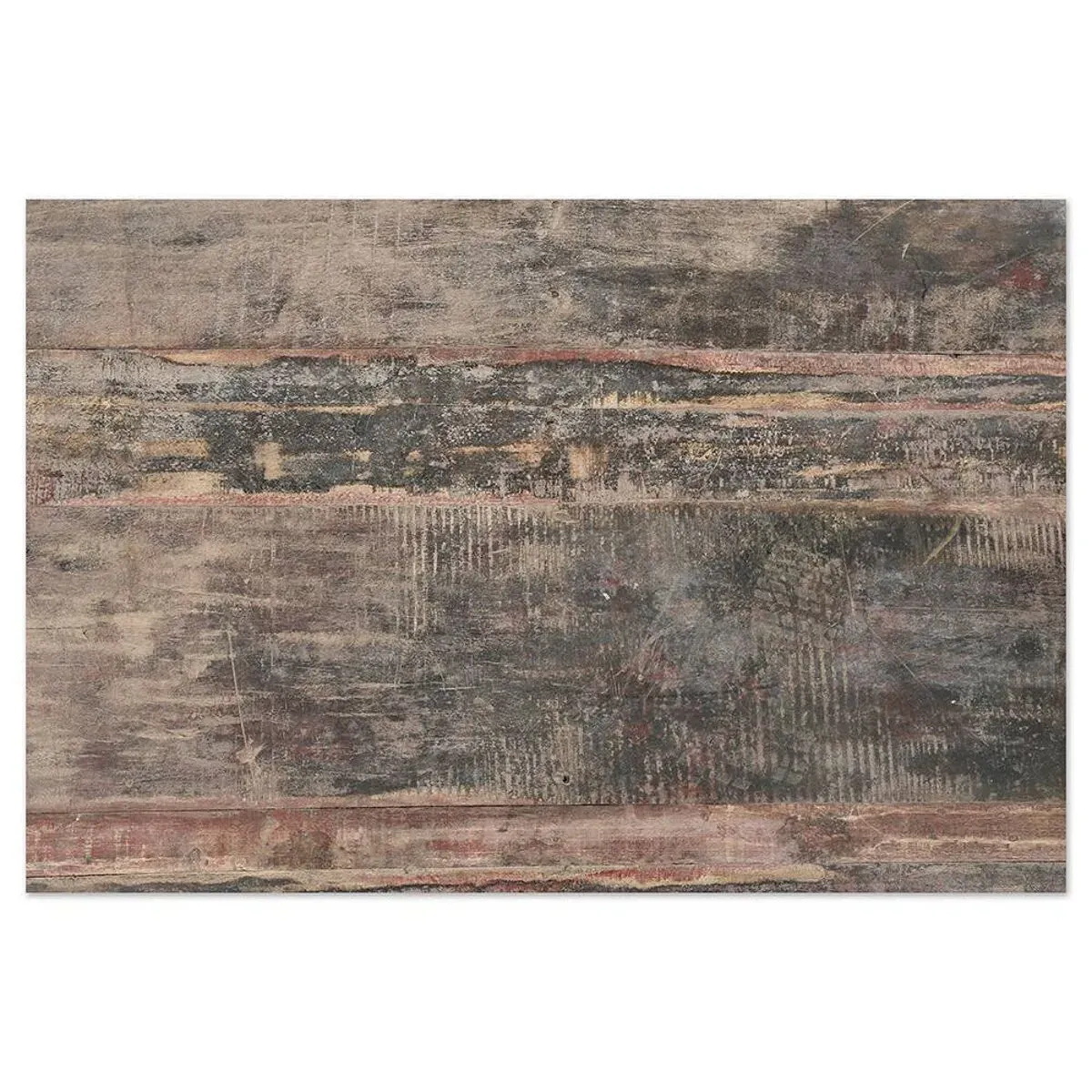 Illustration numéro 3 du produit Table basse en bois patiné