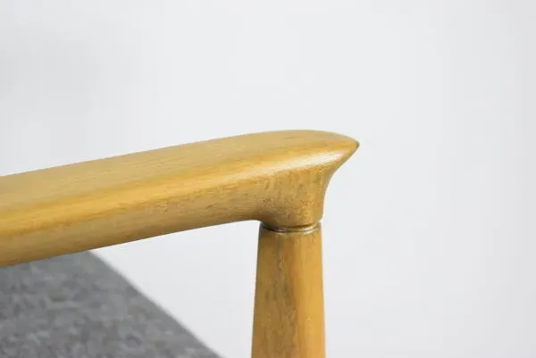 Illustration numéro 3 du produit Fauteuil restauré GFM-64, designer E.Homa, années 1960, gris