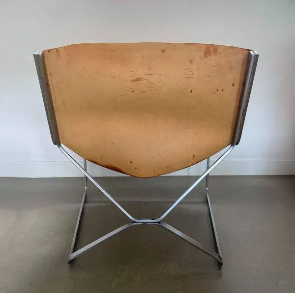 Illustration numéro 3 du produit Fauteuil, modèle 'Ra', design Pierre Thielen, Studio Industrial Design pour Metz & Co, années 1960.