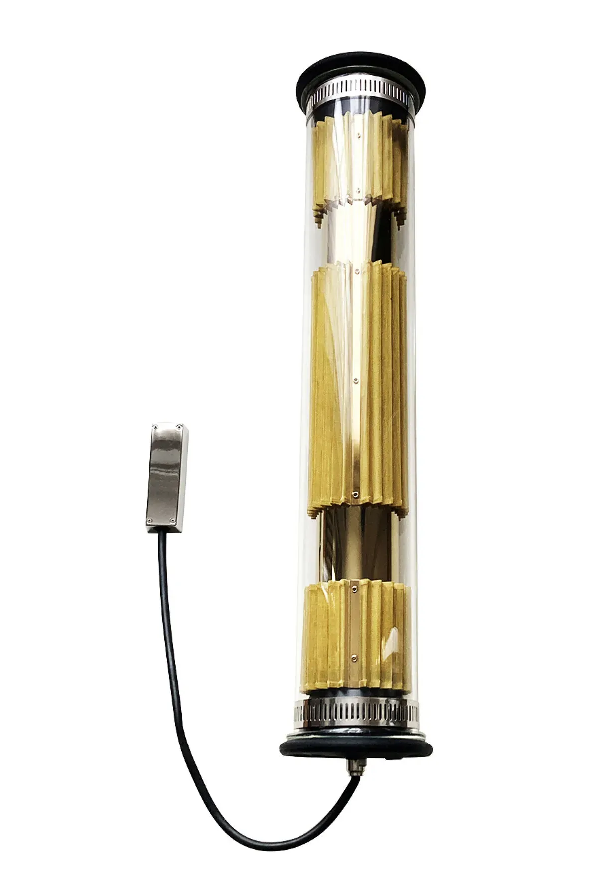 Illustration numéro 3 du produit Applique In The Tube 120-700 verre métal / L 72 cm - DCW éditions