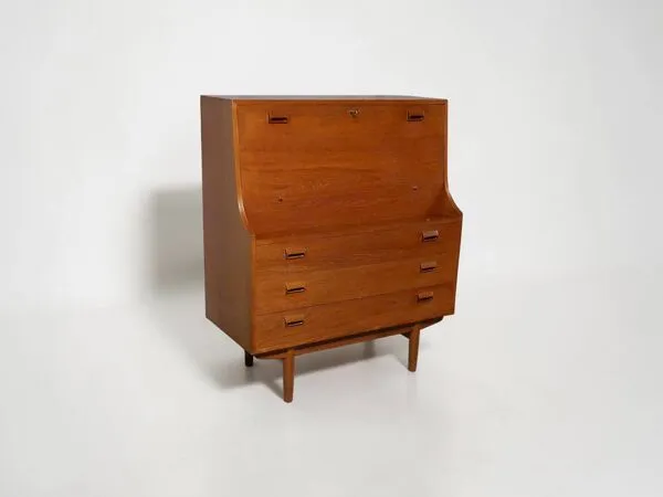 Illustration numéro 3 du produit Secretaire / Commode Danoise en teck de Borge Mogensen - Vintage 1960
