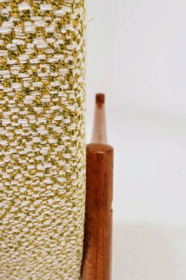 Illustration numéro 3 du produit Fauteuil en bois cintré vert nébuleux