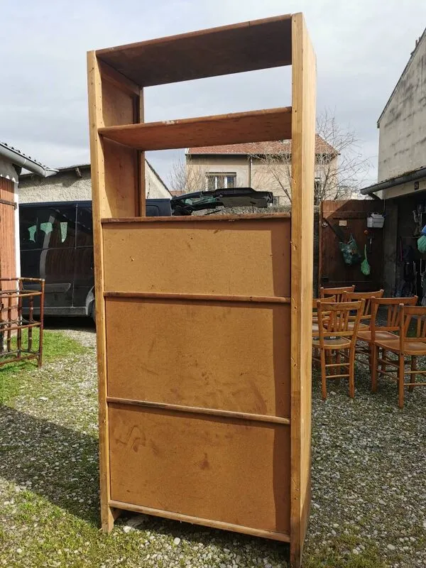 Illustration numéro 3 du produit Meuble métier bois massif