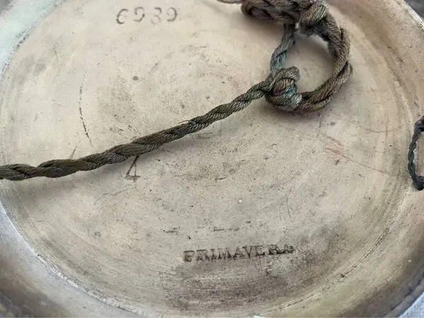 Illustration numéro 3 du produit Plat en céramique - atelier primavera (1912-1960)