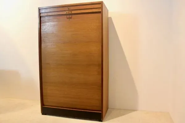 Illustration numéro 3 du produit Armoire de rangement de bureau de bibliothèque néerlandaise avec porte coulissante