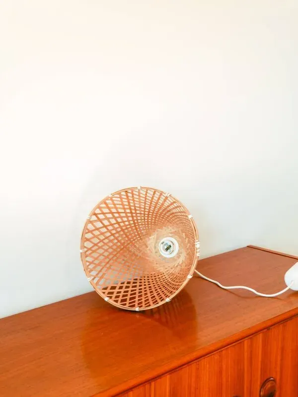 Illustration numéro 3 du produit Suspension en rotin