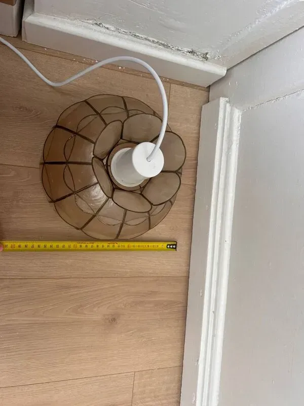 Illustration numéro 3 du produit Suspension en nacre « jupon »