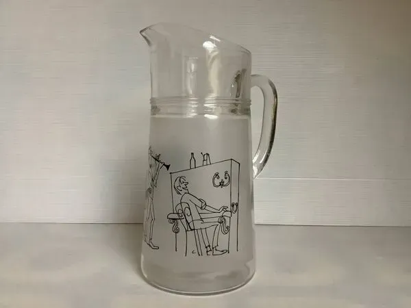 Illustration numéro 3 du produit Service à orangeade les musiciens année 60