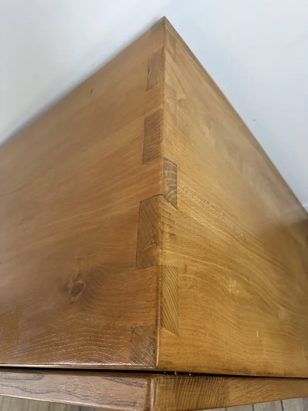 Illustration numéro 3 du produit Enfilade en orme massif huilé maison regain 1970