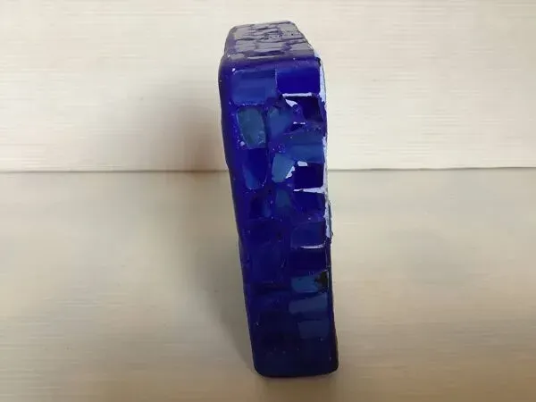 Illustration numéro 3 du produit Vide poche mosaïque bleue