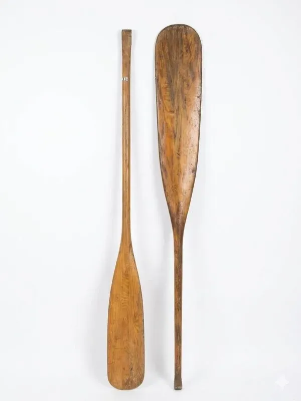 Illustration numéro 3 du produit Paire de pagaies en bois massif
