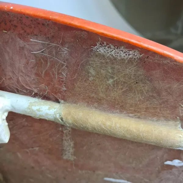 Illustration numéro 3 du produit salon de jardin 1950 -fer forgé & fibre de verre- 5 pièces