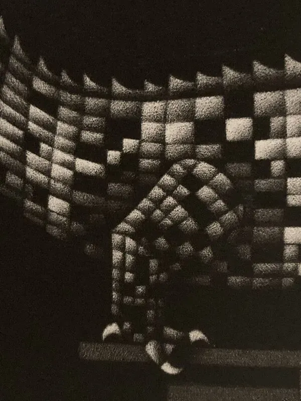 Illustration numéro 3 du produit Mario avati (1921-2009), alligator, manière noire, 1970