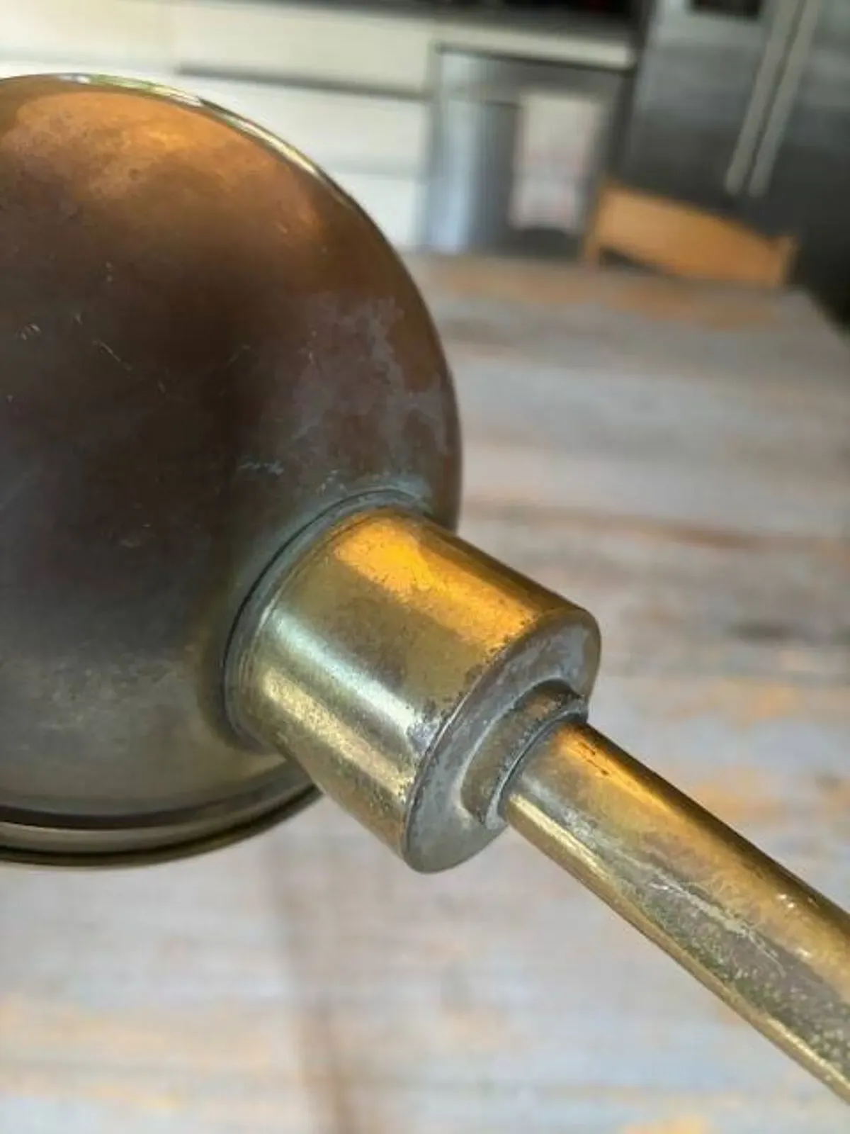 Illustration numéro 3 du produit 2 appliques murales industrielles en laiton-Danemark années 70-80