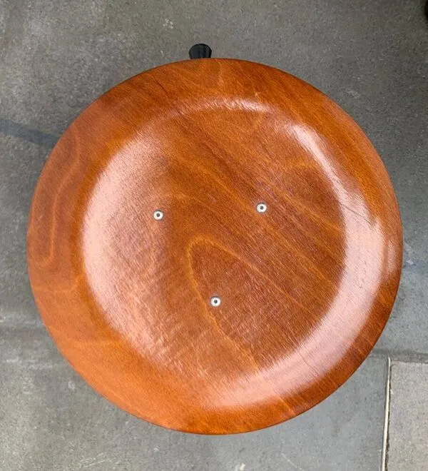 Illustration numéro 3 du produit Tabouret de bureau pivotant industriel allemand du milieu du siècle par Schmitz, années 1960