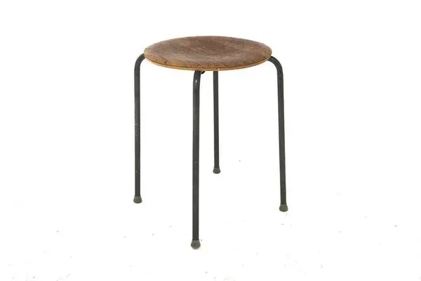 Illustration numéro 3 du produit Tabouret scandinave en teck, Suède, 1960
