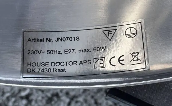Illustration numéro 3 du produit Suspension de style industriel House Doctor, diamètre 40 cm