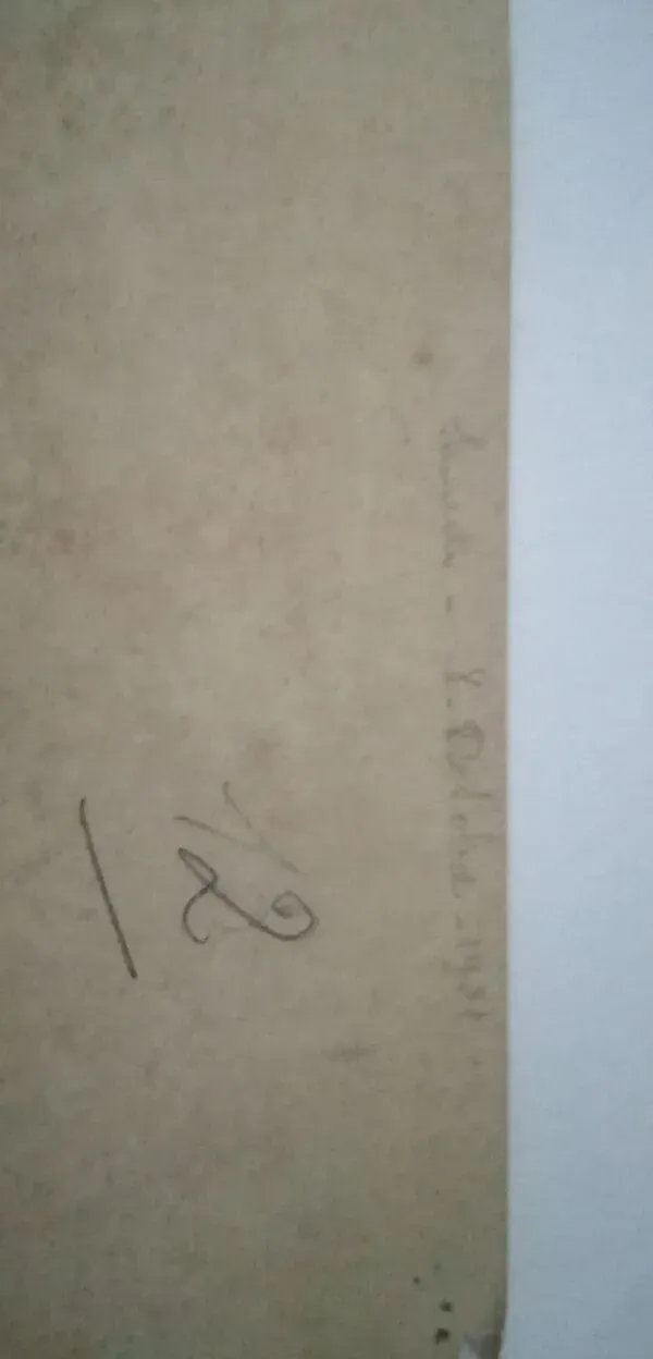 Illustration numéro 3 du produit Dessin d'école,d'étude années 20 ''Rose