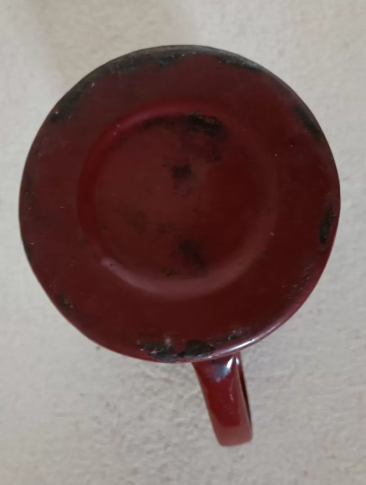 Illustration numéro 3 du produit Pot à lait en tôle émaillée