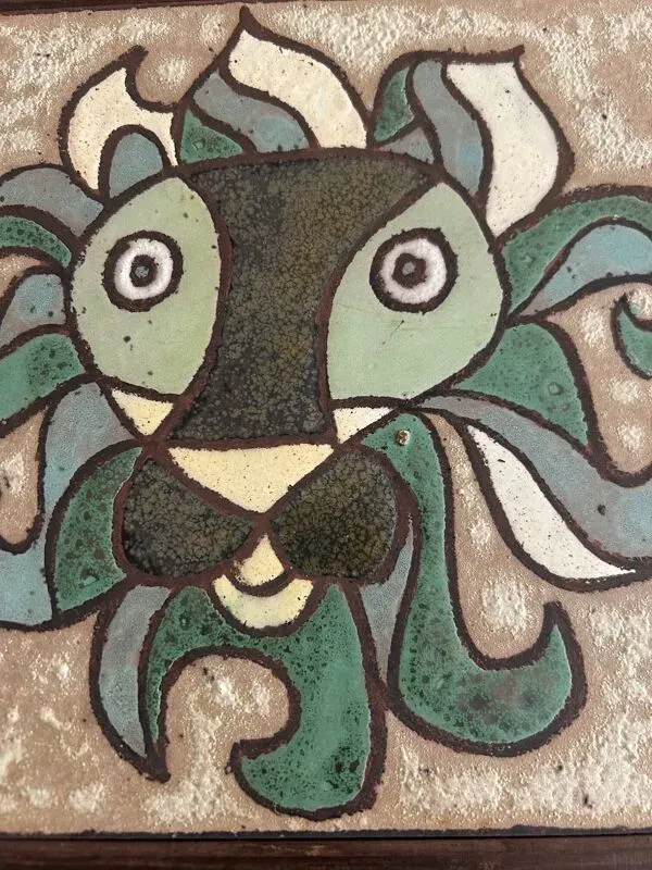 Illustration numéro 3 du produit Plaque en céramique Roland Zobel, les Cyclades