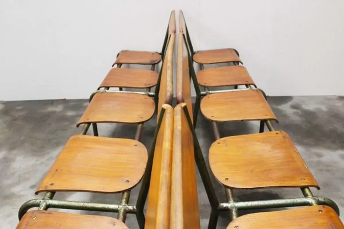 Illustration numéro 3 du produit Grand banc industriel de Mullca, France,1950s