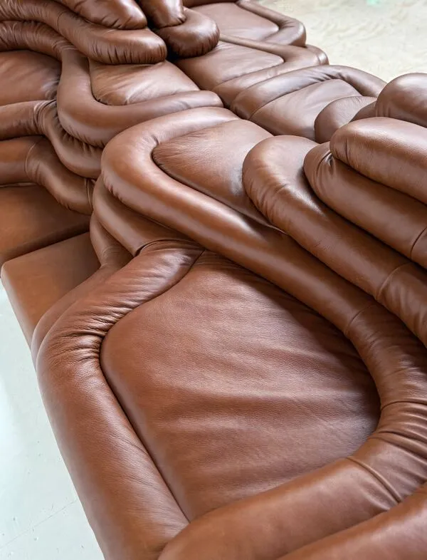 Illustration numéro 3 du produit 4-delige set de sede terrazza ds1025 by ubald klug in cognac leder