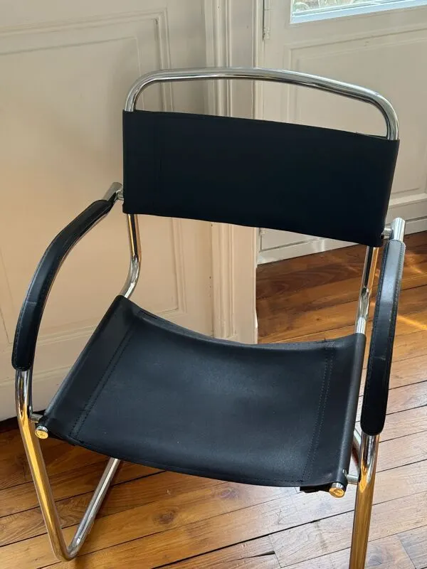 Illustration numéro 3 du produit Chaise cantilever style Marcel Breuer