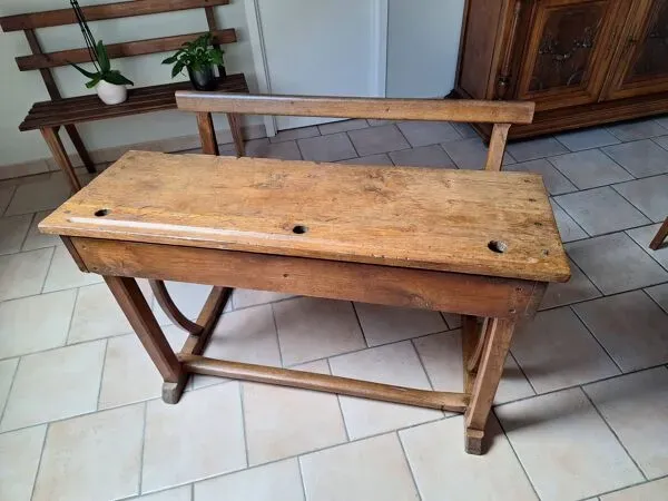 Illustration numéro 3 du produit pupitre écolier fin 19è début 20è