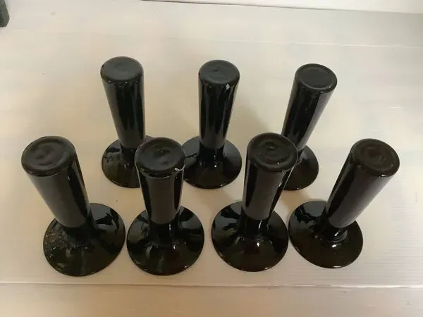 Illustration numéro 3 du produit Sept vases bougeoirs pâte de verre Maria Vinka