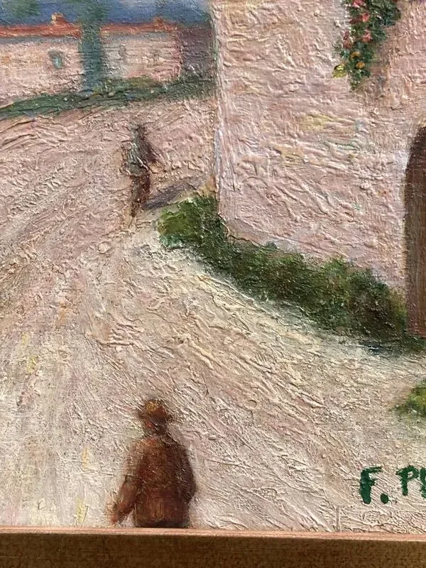 Illustration numéro 3 du produit École Française du XXe siècle, Bord de mer Méditerranéen, huile sur panneau