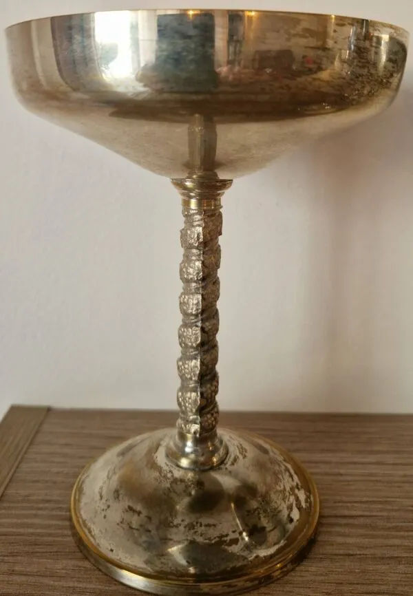 Illustration numéro 3 du produit 4 coupes à dessert argentées, Espagne années 1960