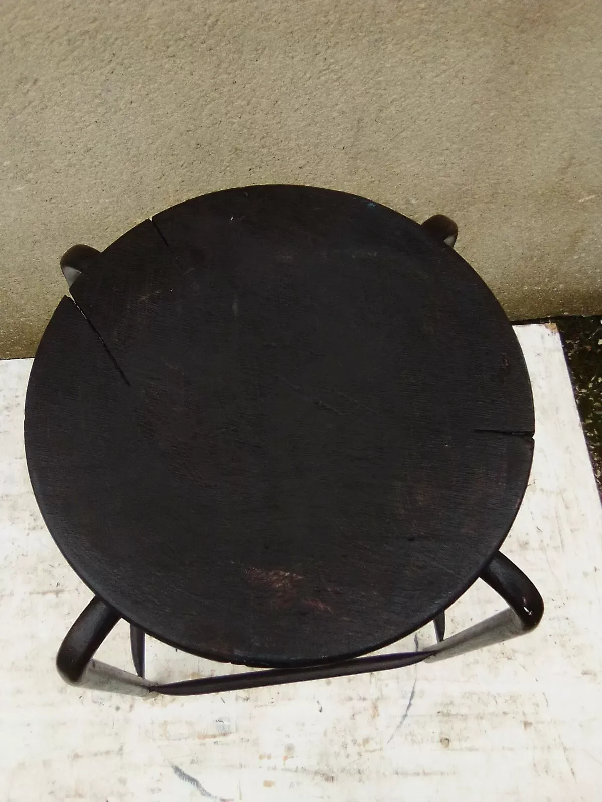 Illustration numéro 3 du produit Tabouret haut industriel H 58,5 cm