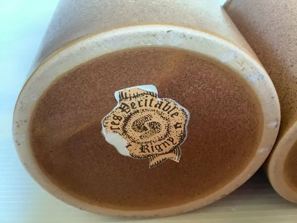 Illustration numéro 3 du produit Trio de vases cigognes grès de Rigny