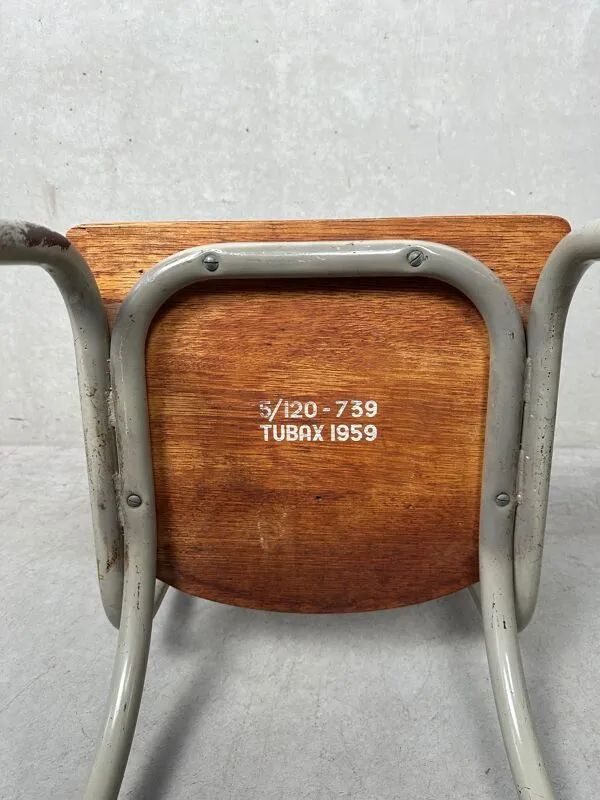 Illustration numéro 3 du produit Chaise industrielle TUBAX – Willy Van Der Meeren – 1959