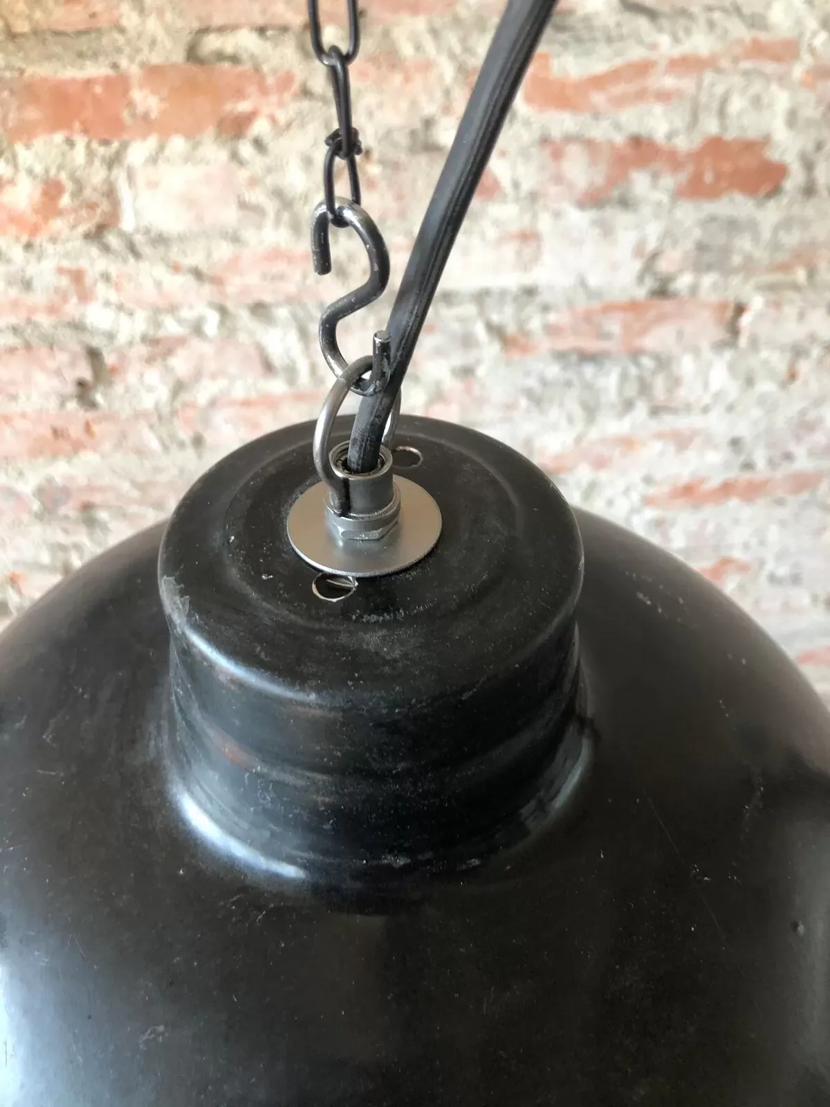 Illustration numéro 3 du produit Suspension vintage industrielle EHS2/S , années 1950