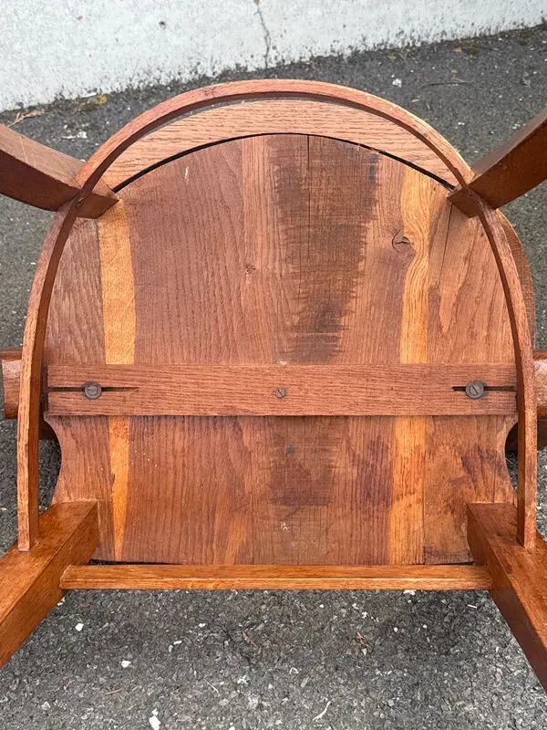 Illustration numéro 3 du produit Fauteuil de bureau – vintage – bois massif - USA, circa 1900