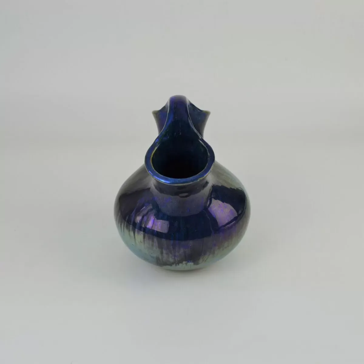 Illustration numéro 3 du produit Vase en grès flammés à reflets métalliques de la S.A.P.C. de Rambervillers