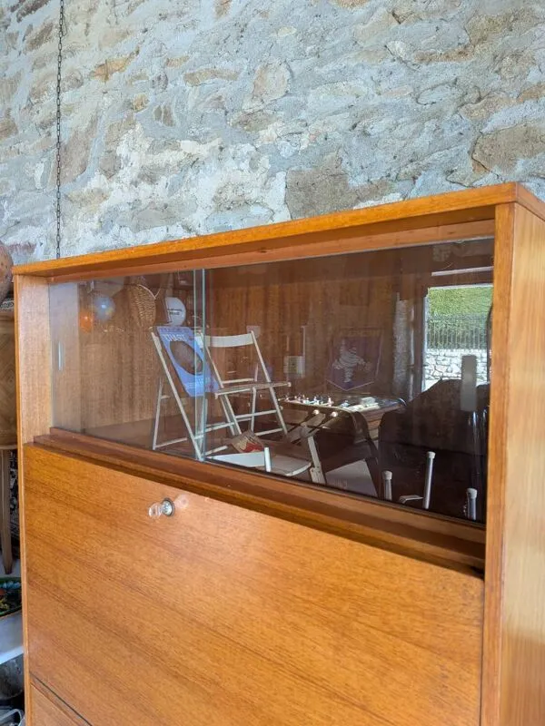 Illustration numéro 3 du produit Secrétaire Vintage ''Brissac'' – Chêne Blond & Design Reconstruction – 1