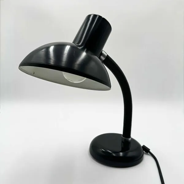 Illustration numéro 3 du produit Lampe cocotte noire Veb Narva années 70