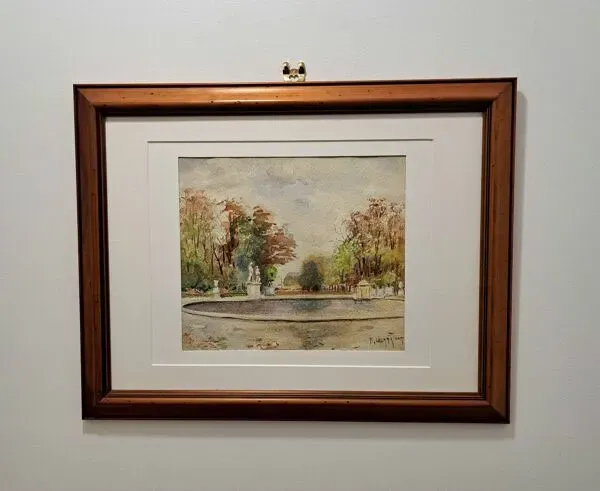 Illustration numéro 3 du produit Aquarelle impressionniste signée Raymond CHARMAISON - Ecole française - PARIS - circa 1920